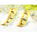 custom floral printed ribbon wholesale for christmas decorative